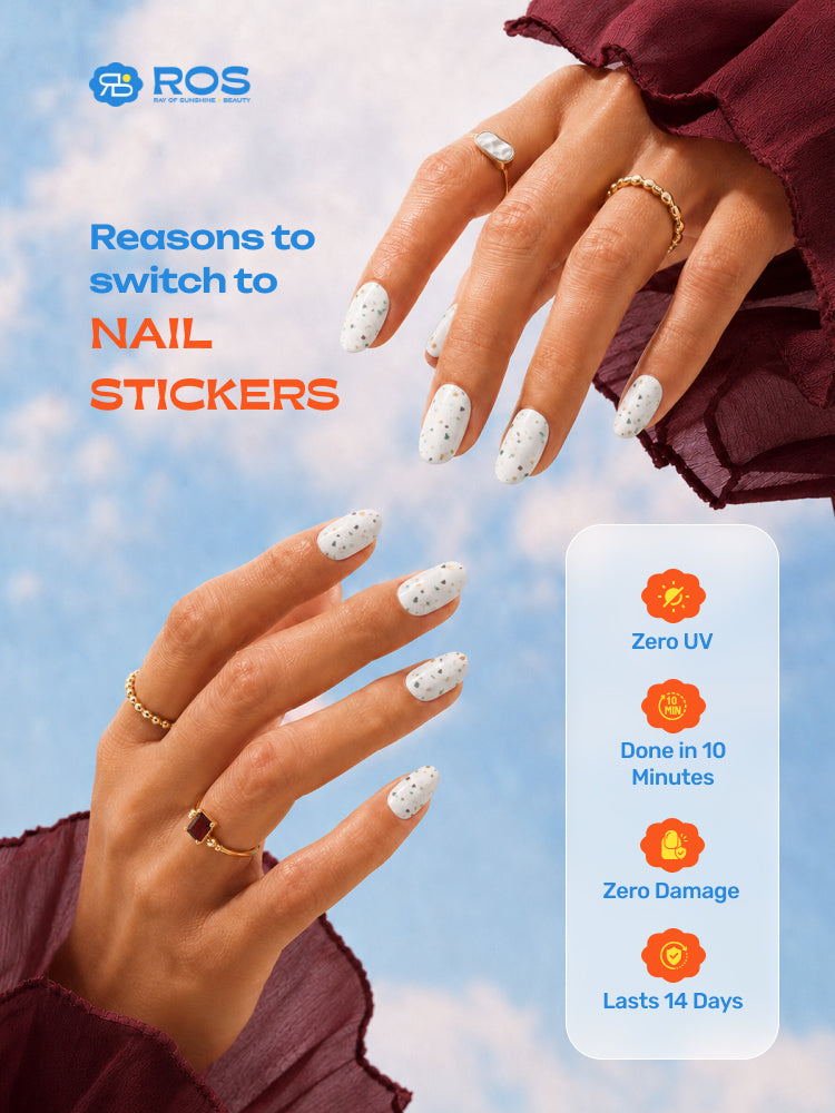 Terrazo Vibe - ROS Beauty Nail Sickers
