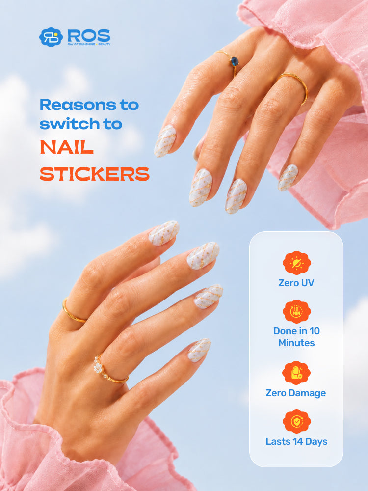 Unicorn Marble - ROS Beauty Nail Stickers