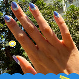 Vintage Blue - ROS Beauty Nail Stickers