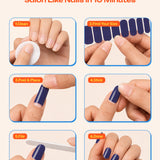 Peek-a-Blue - ROS Beauty Nail Stickers