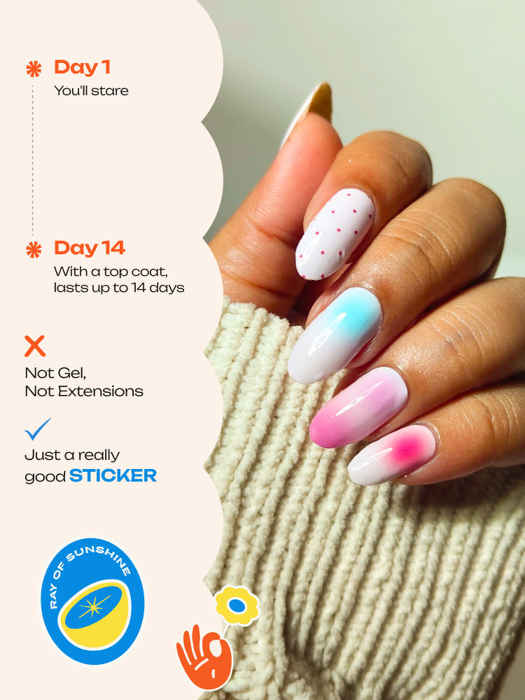 Watermelon Sugar - ROS Beauty Nail Stickers