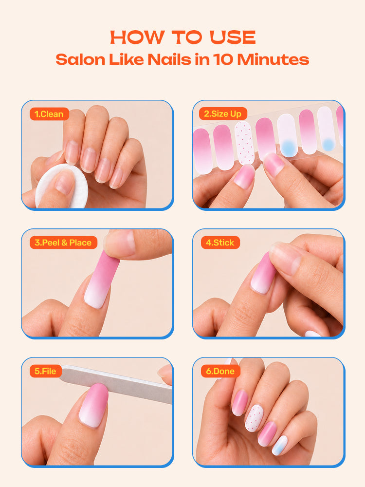 Watermelon Sugar - ROS Beauty Nail Stickers
