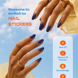 Peek-a-Blue - ROS Beauty Nail Stickers