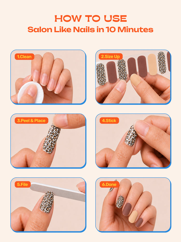 Wild Side - ROS Beauty Nail Stickers