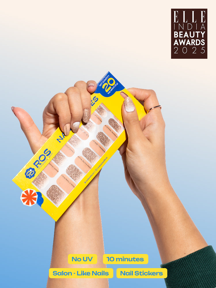 Golden Glow - ROS Beauty Nail Stickers