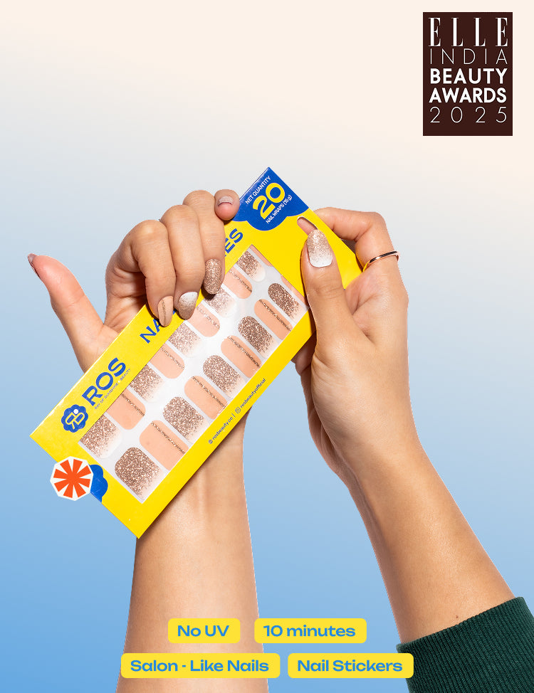 Golden Glow - ROS Beauty Nail Stickers