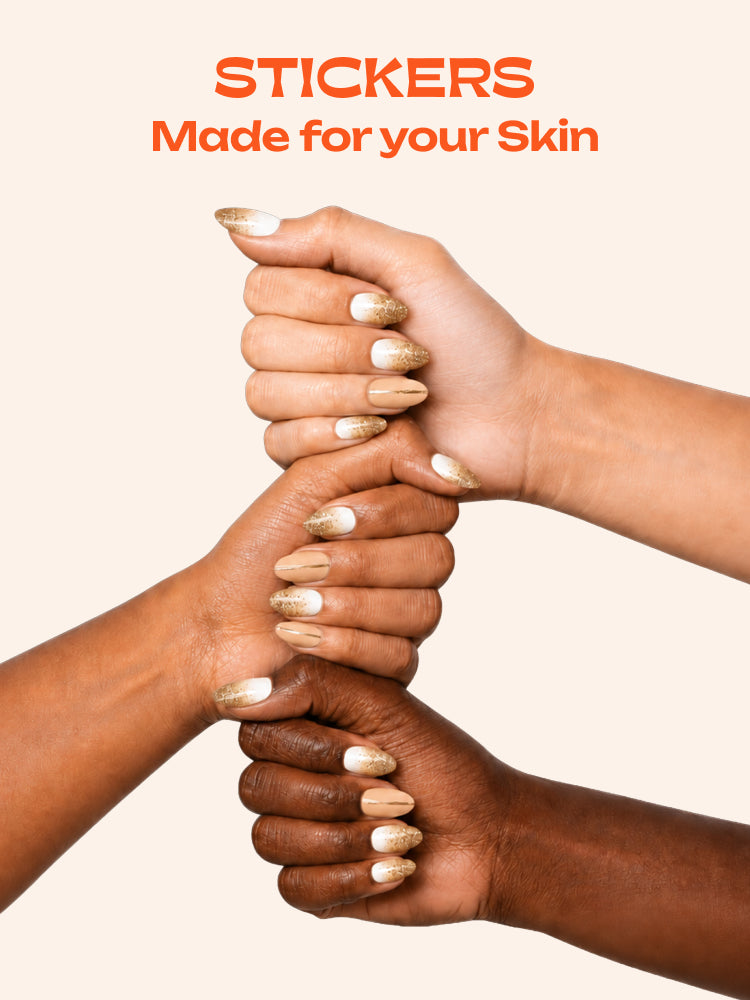 Golden Glow - ROS Beauty Nail Stickers