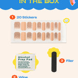 Golden Glow - ROS Beauty Nail Stickers