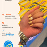 Golden Glow - ROS Beauty Nail Stickers