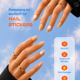 Golden Glow - ROS Beauty Nail Stickers