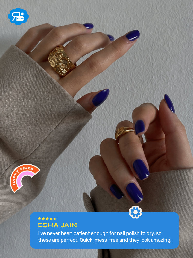 Peek-a-Blue - ROS Beauty Nail Stickers