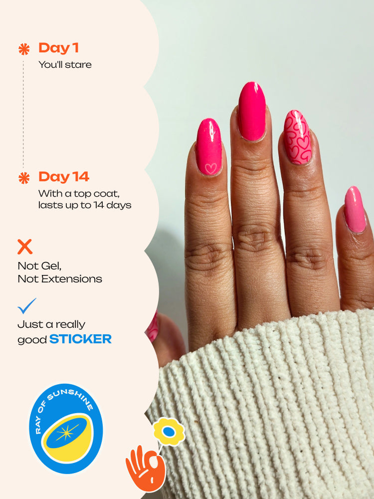 First Crush - ROS Beauty Nail Stickers