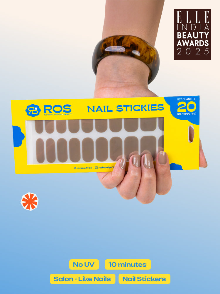 Toasty Taupe - ROS Beauty Nail Stickers