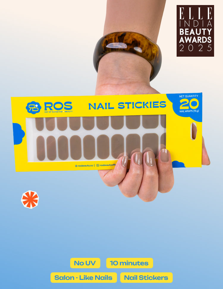 Toasty Taupe - ROS Beauty Nail Stickers