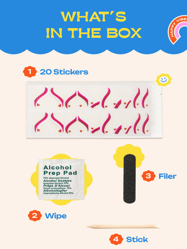 Stupid Cupid - ROS Beauty Nail Stickers