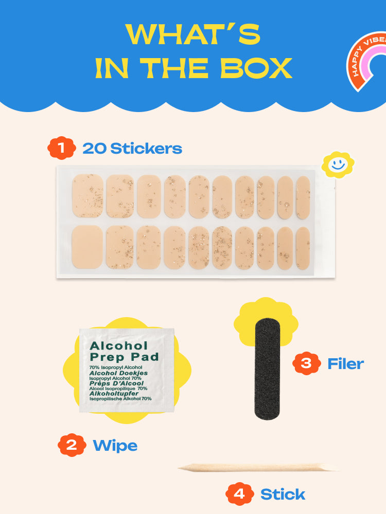 Sparkling Lights - ROS Beauty Nail Stickers