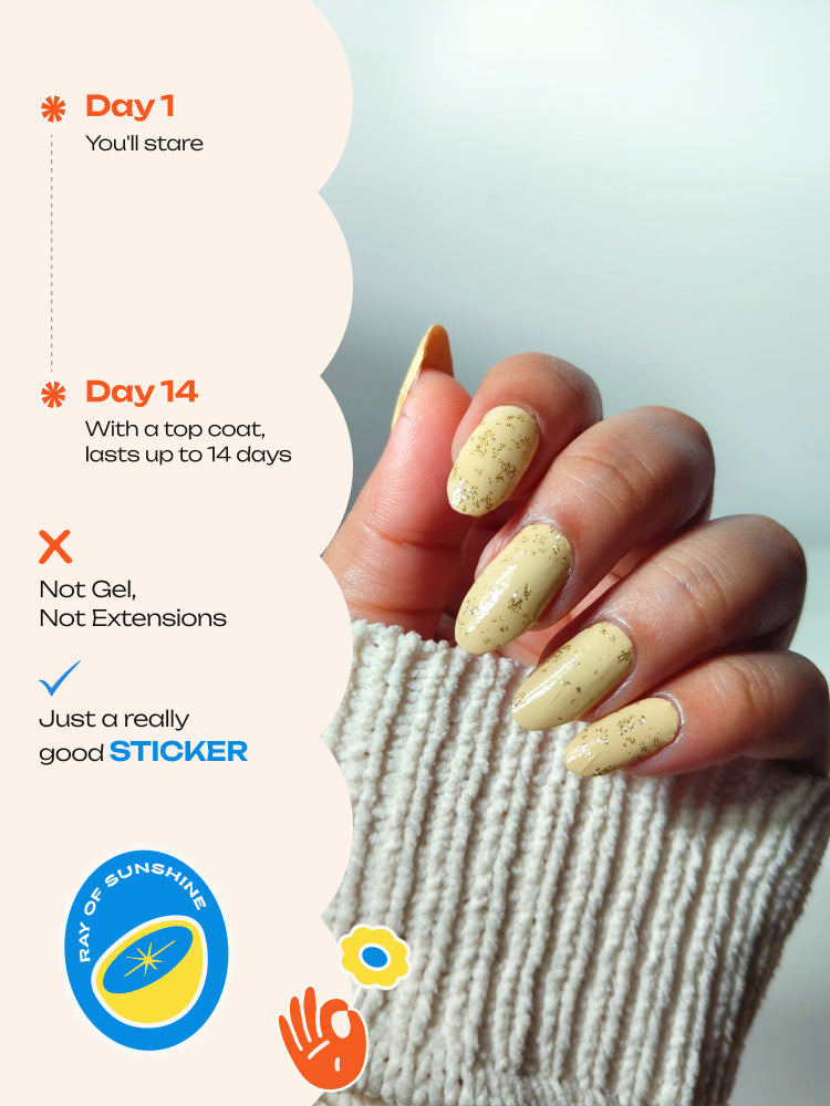 Sparkling Lights - ROS Beauty Nail Stickers