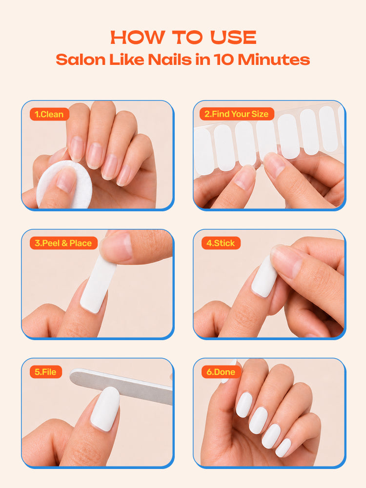 Sparkling Lights - ROS Beauty Nail Stickers