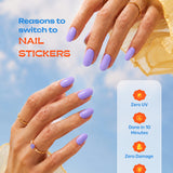 Lilac Whisper - ROS Beauty Nail Stickers