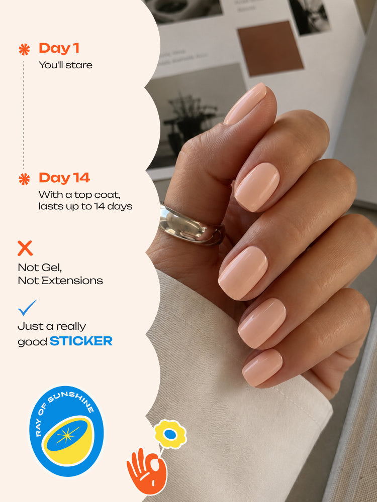 Au Natural - ROS Beauty Nail Stickers