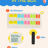 Birds of Paradise - ROS Beauty Nail Stickers