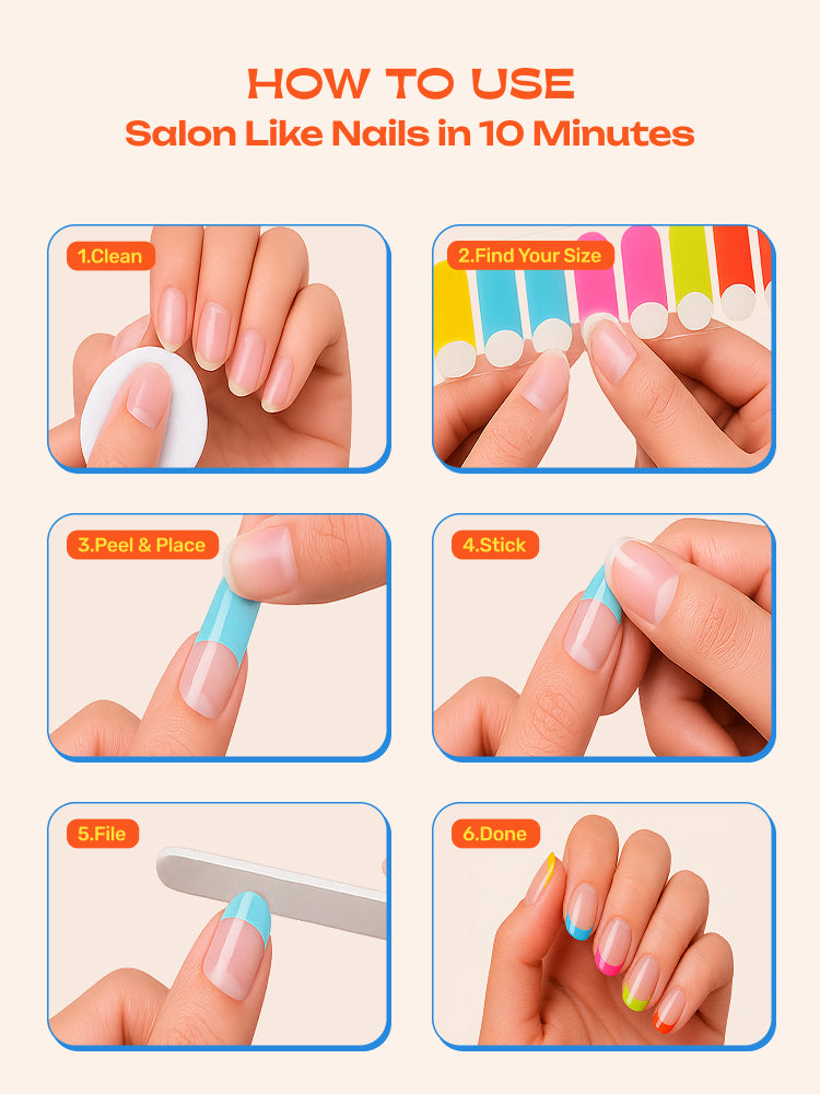 Birds of Paradise - ROS Beauty Nail Stickers